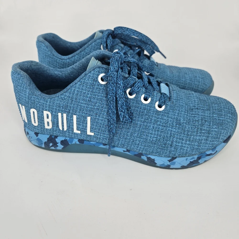 NoBull Project Water‎ Heather Blue Sneaker Shoe Womens Size 6.5 Mens 5 LIKE NEW!